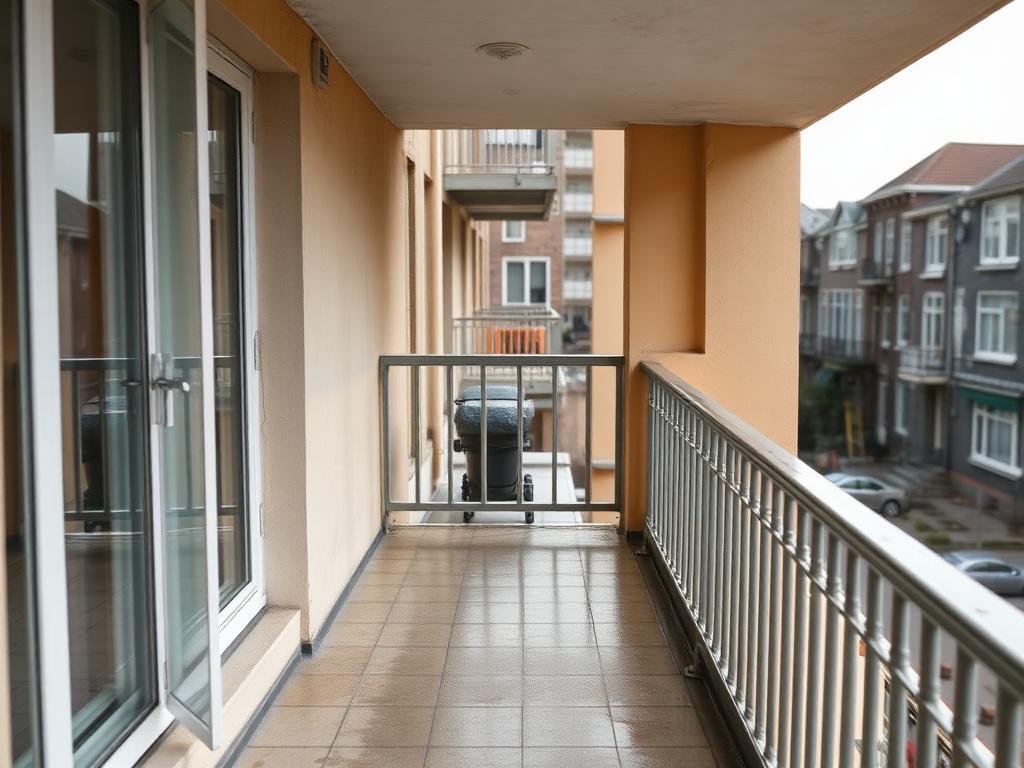 Schoon en ontsmet balkon na reiniging door CityVent Amsterdam